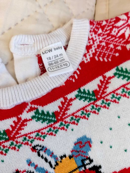 Детски коледен гащеризон 18-24 мес