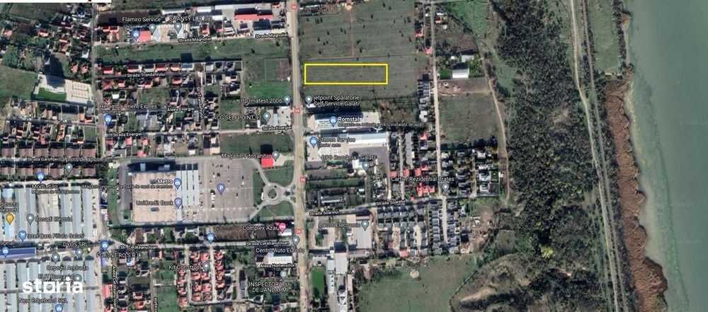 Teren vizavi de Metro cu deschire la DN