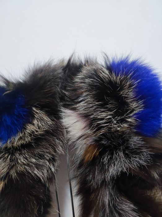 Guler din blana naturala de vulpe