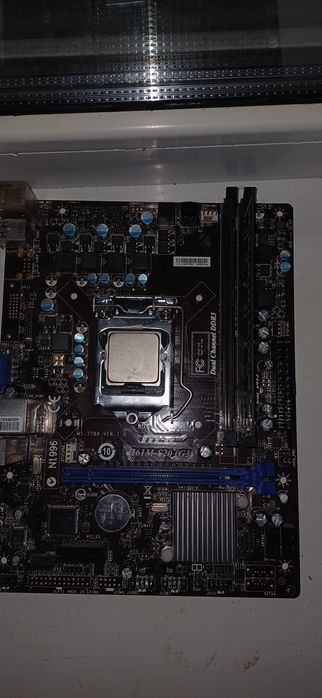 Xeon e3-1230v2 msi h61m s20 8 gb(4+4) озу)