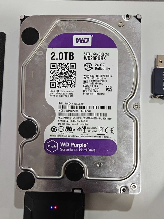 HDD WD Purpple 2TB