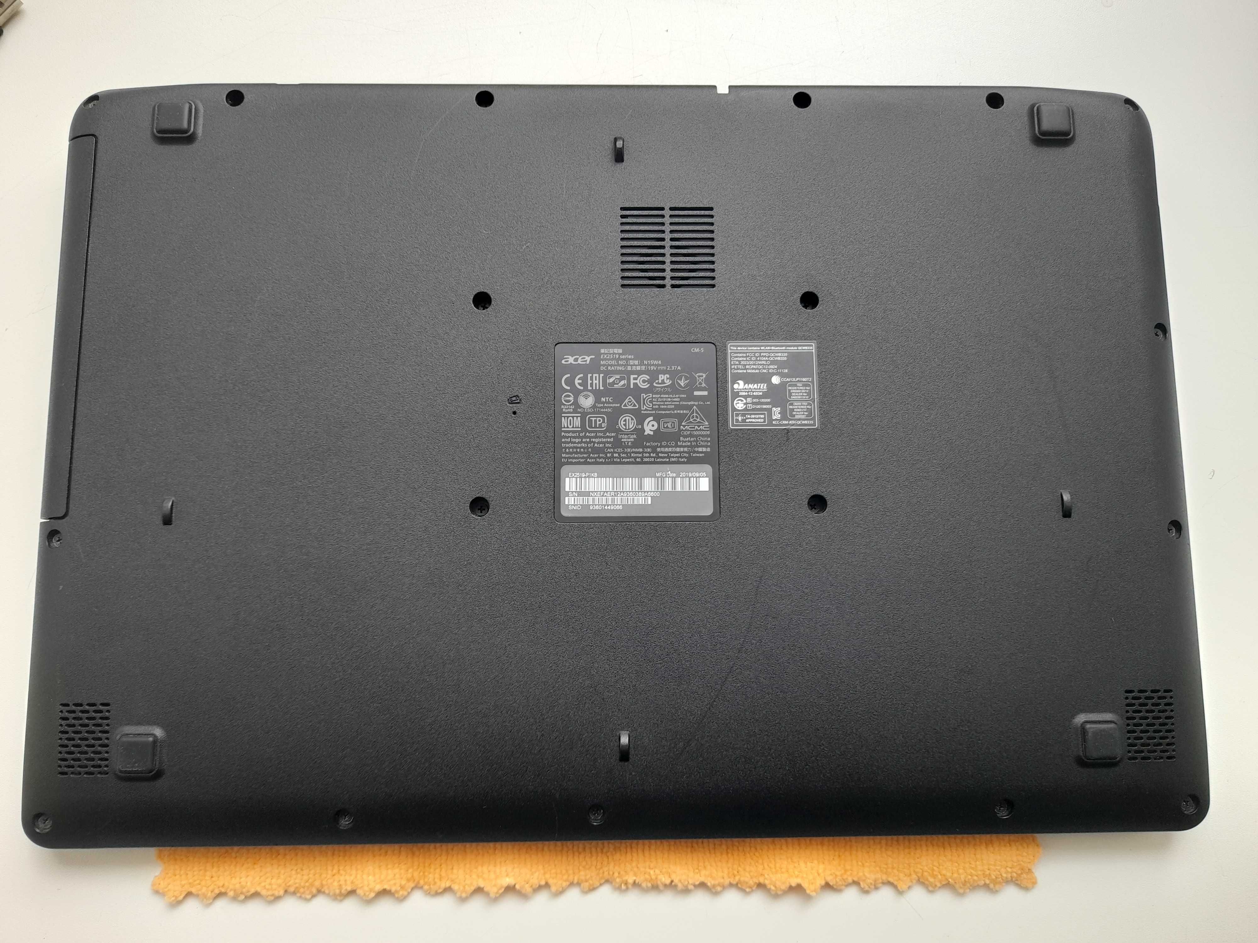 Acer.EX2519.Pentium 3710.4-Ядер.4GB ОЗУ.1000GB Хранение!Цвет-Black!