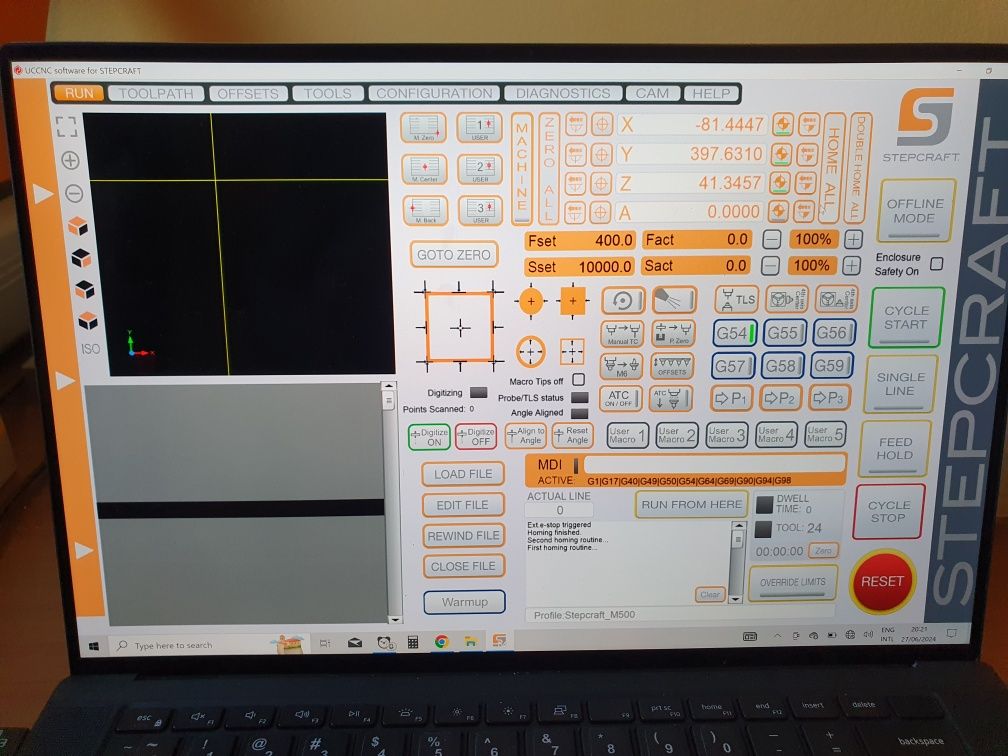 Бартер ЦНЦ ЦПУ CNC Фреза Рутер Stepcraft M500 4 оси HiWiN Лагери Nema