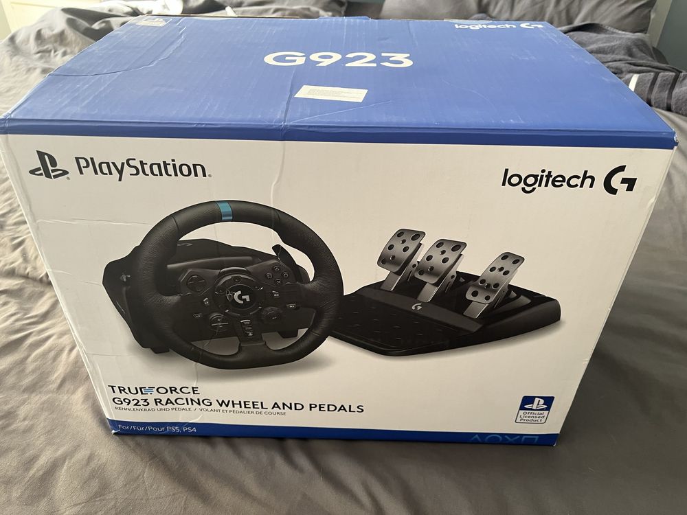 Руль Logitech G923 с КПП