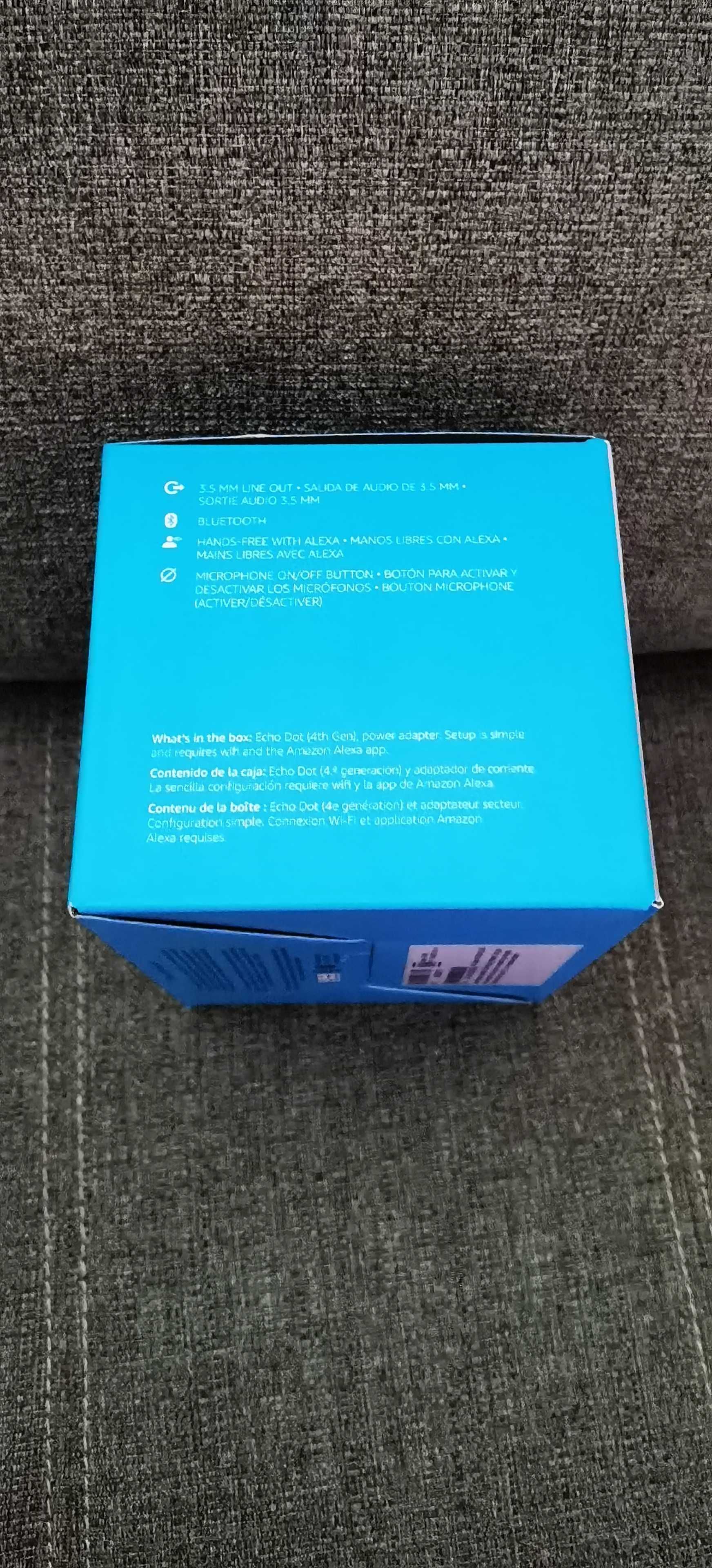 Boxa inteligenta Amazon Echo Dot 4, Control Voce Alexa, Wi-Fi, Bluet.