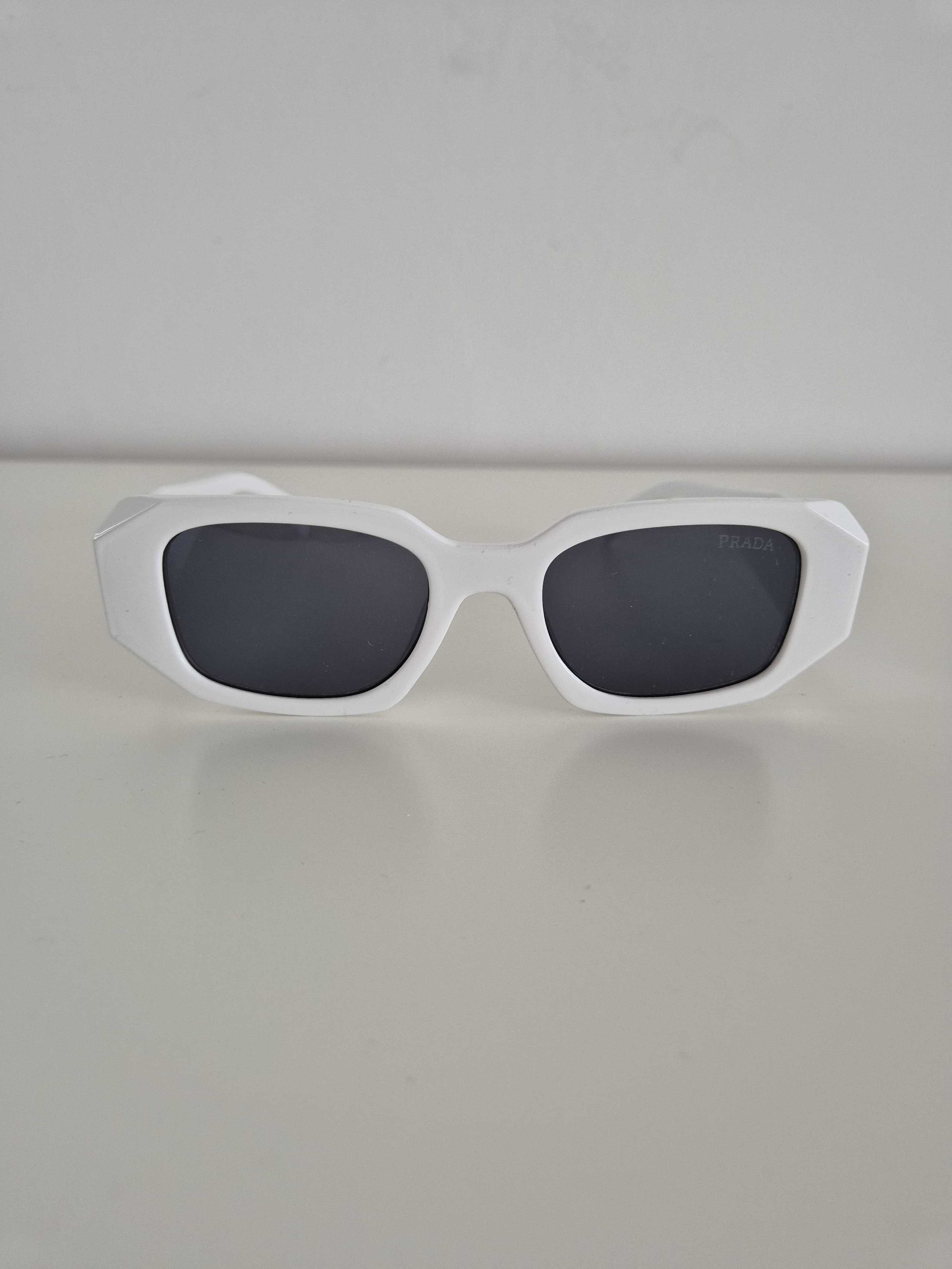 Ochelari de soare Prada Alb/Negru