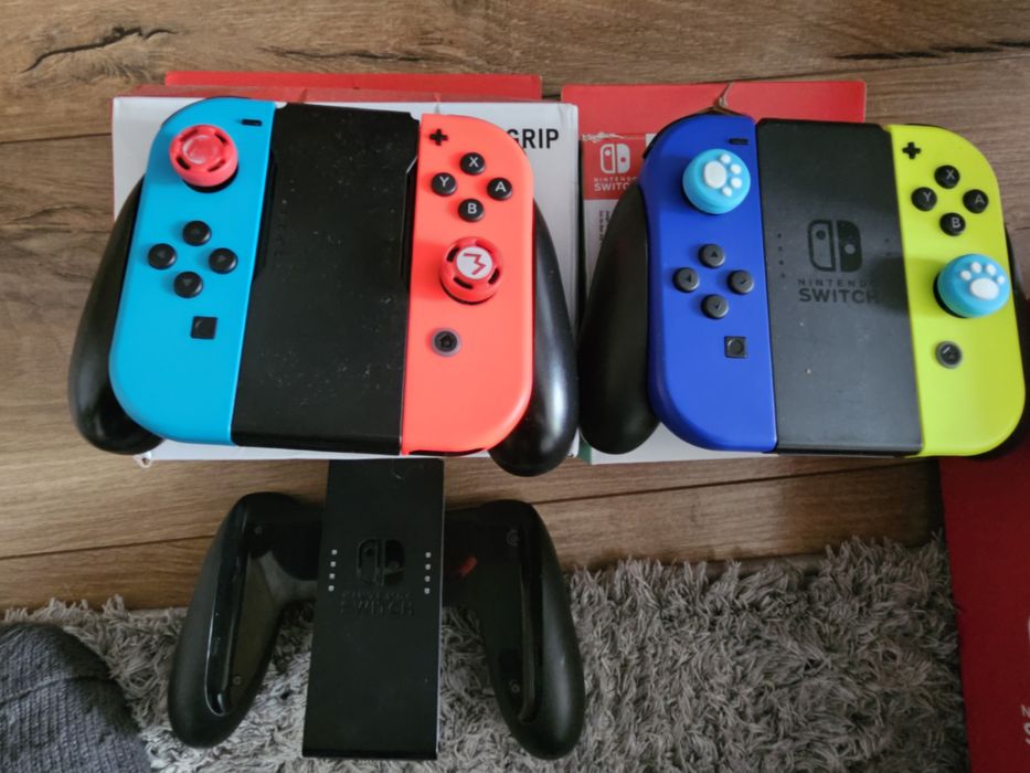 Nintendo Switch OLED – ca nou, garanție emag 2026 + multe accesorii
