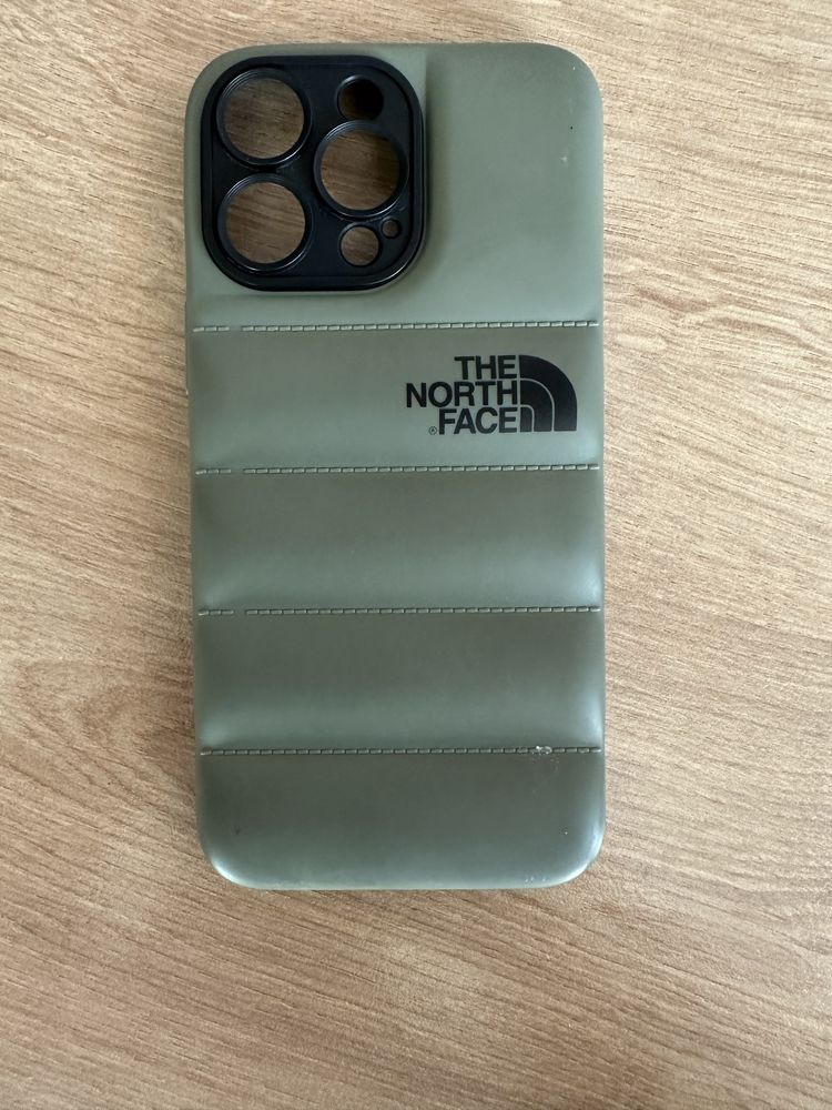 Husa iphone 14 pro max piele / silicon / the north face