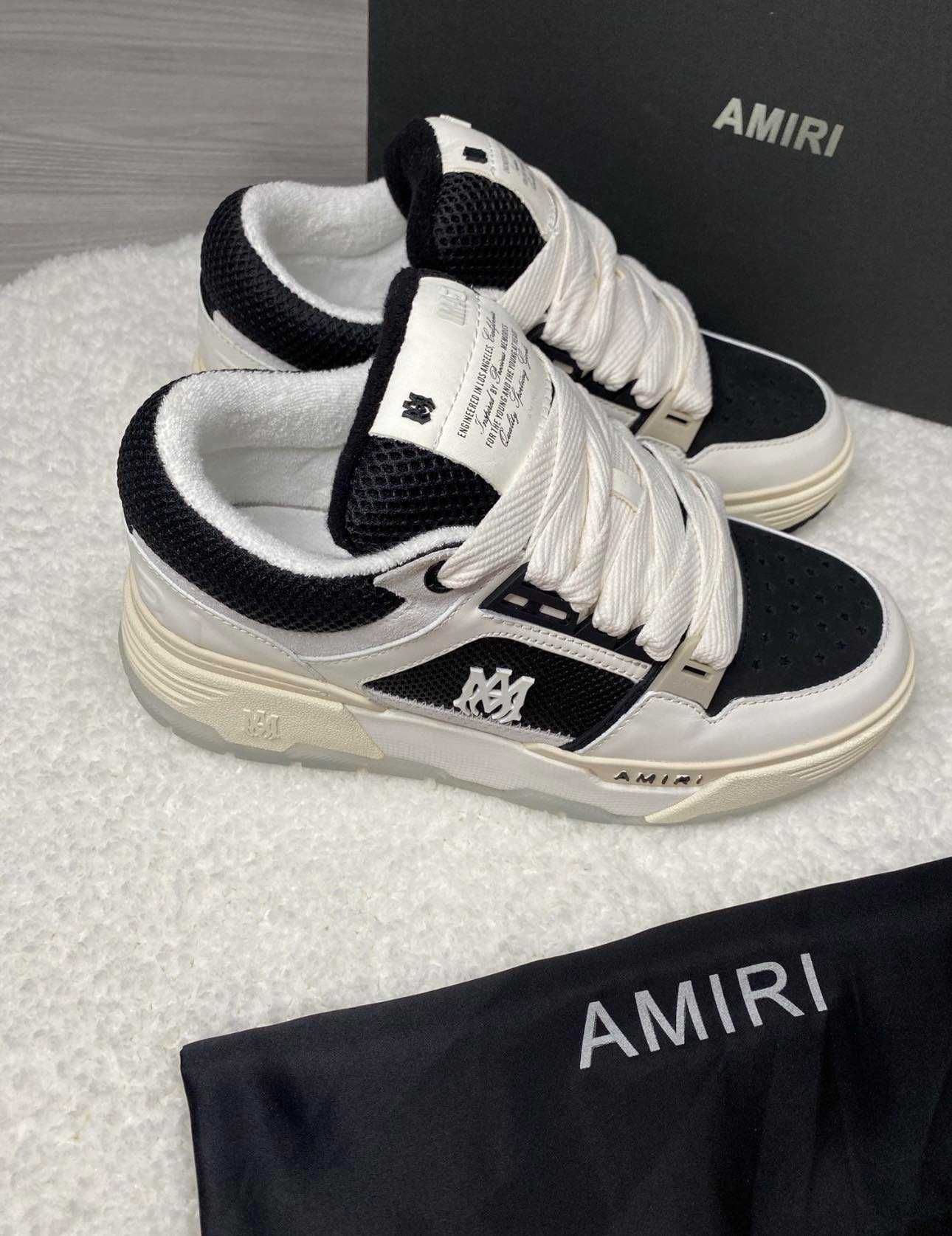 Adidasi AMIRI MA-1 Black&White (Livrare cu verificare)