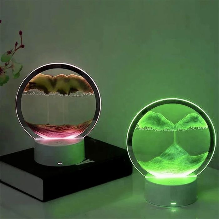 Пясъчна лампа, led sand lamp