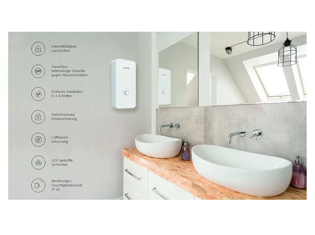 BOSCH Tronic Comfort Plus 21/24/27 kw Încălzitor instant de apă