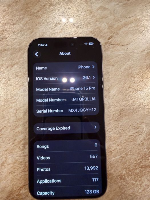 Iphone 15 pro 128 gb second hand