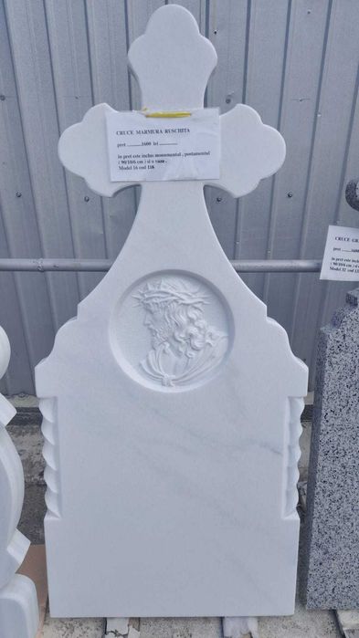 cruci marmura ruschita si capace  granit  pentru morminte
