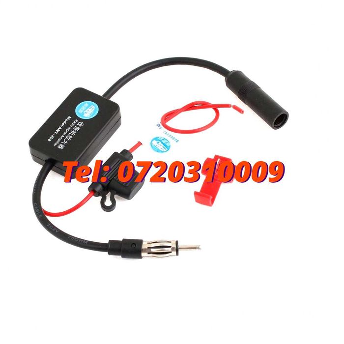 Amplificator Pentru Semnal Antena Radio Auto Fm 12v