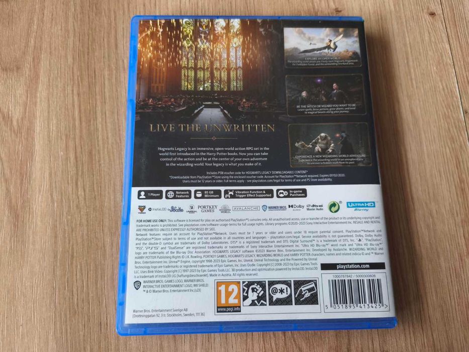 Hogwarts Legacy за PlayStation 5 в отлично състояние игра ps5