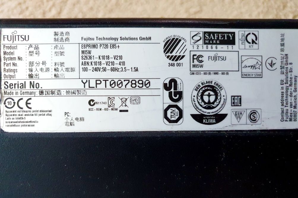 PC Workstation Fujitsu P720 i5 4590 4-8Gb Ram schimb sau dezmembrez