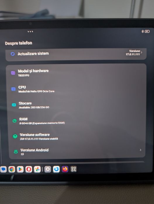Lenovo Tab Plus 11.5, 8GB RAM, 256GB stocare