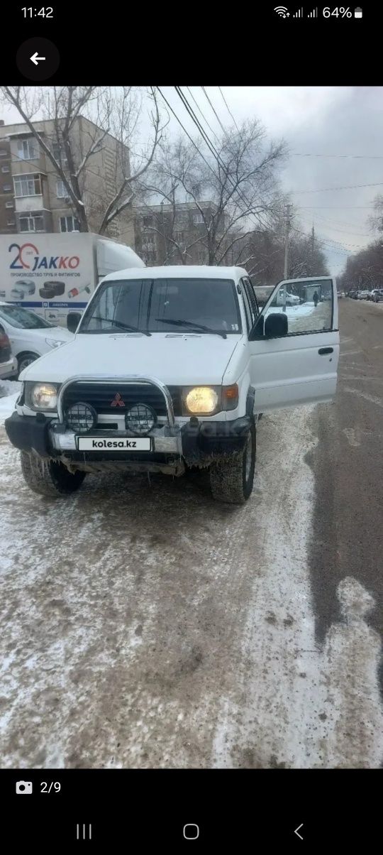 Продам срочно Mitsubishi Pajero-2, 1994г. Дизель,левый руль.