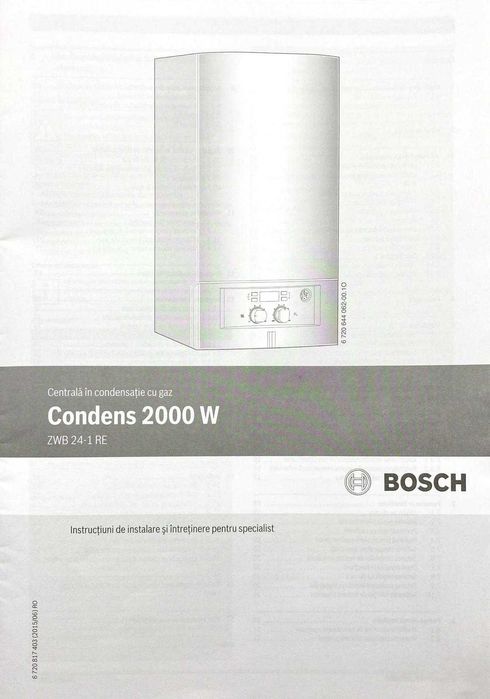 BOSCH Condens 2000 W cu kit – problema la schimbator