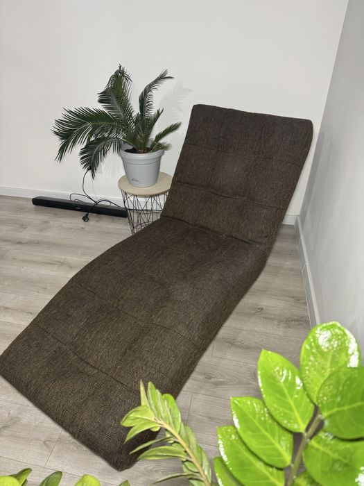 Fotoliu / sezlong  material textil maro