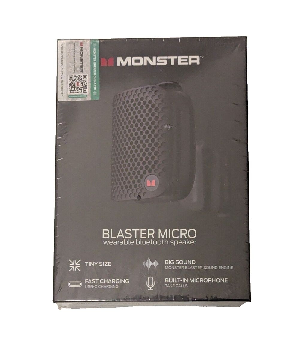 Носимая Bluetooth-колонка Monster Blaster Micro
