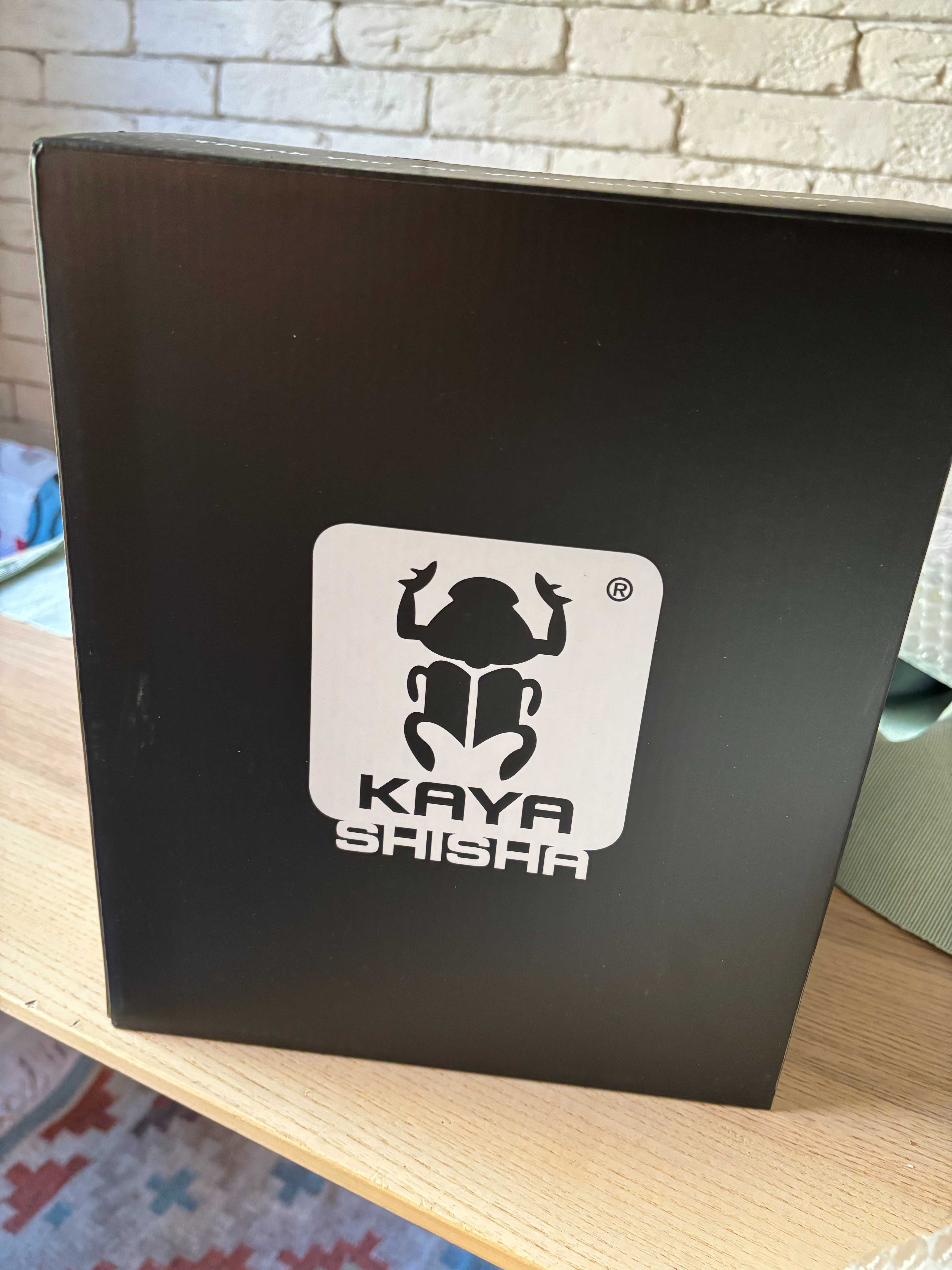 Narghilea din sticla si aluminiu anodizat inoxidabil 80cm