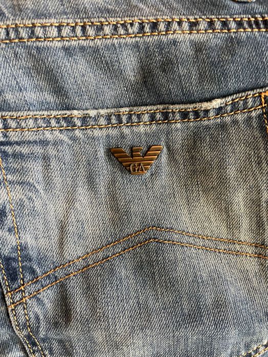 Къси дънкови гащи Armani Jeans
