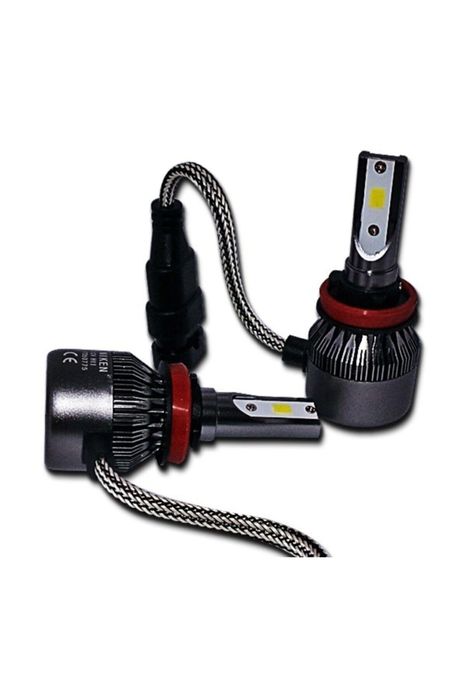 Set Două Becuri Led H7,H8,H9,H11,H16 Blue-Albastru(8000-12000 Kelvin)