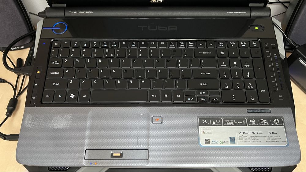 Laptop Acer Aspire 7738 17.3” LG LED Intel nVIDIA WD SSD