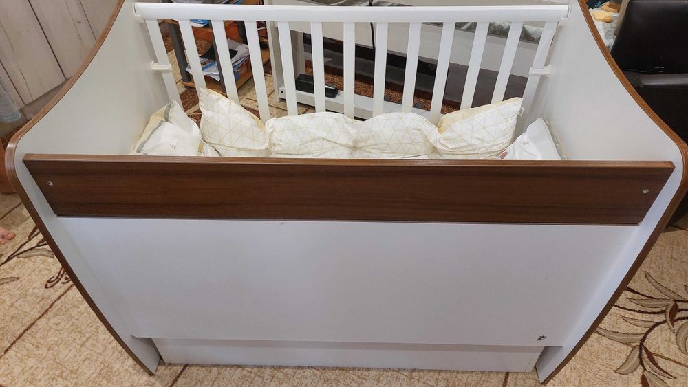 Бебешка кошара/люлка/легло Lorelli + матрак Magniflex Bamboo