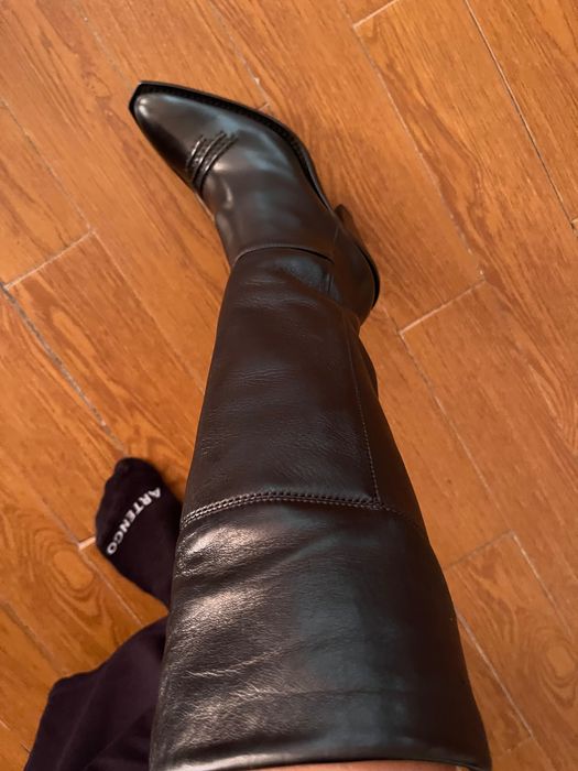 Camperos cizme înalte nabuk