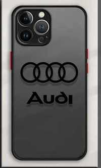 Матиран калъф за телефон с лого на AUDI