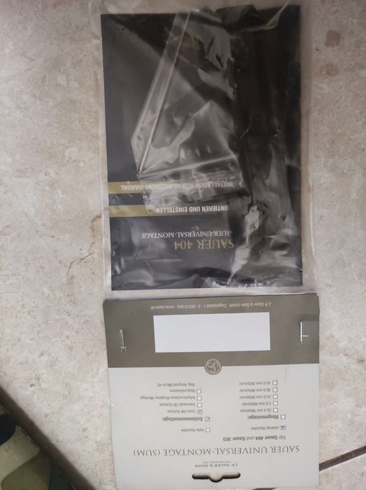 Montura luneta arma Sauer