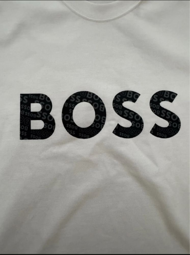 Tricou alb BOSS - XL