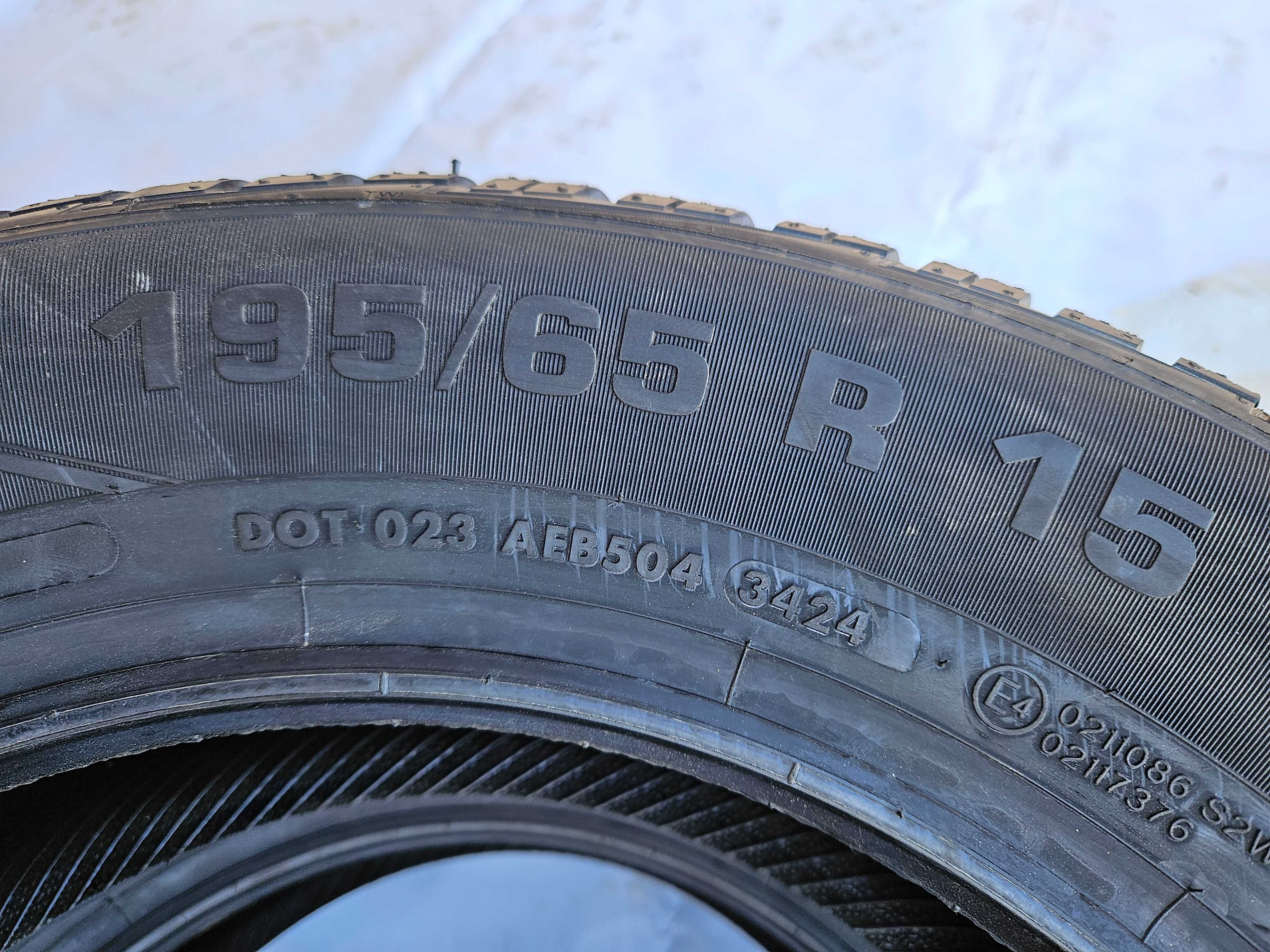 2 Нови зимни гуми 195/65 R15 Vredestein Wintrac 91T M+S 3PMFS DOT3424