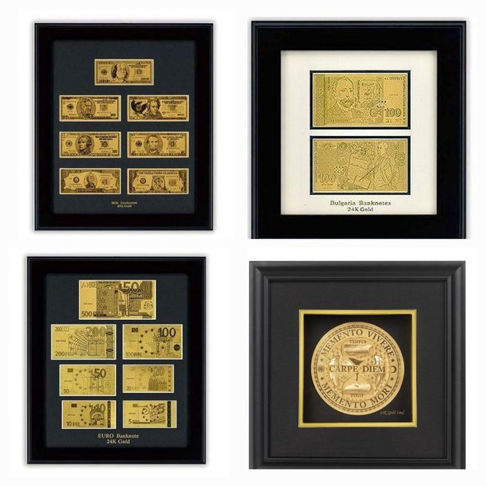 Златна картина Фортуна, Темида 24 карата злато