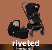 Nuna Mixx Next Riveted Лимитирана серия + столче за кола и чанта
