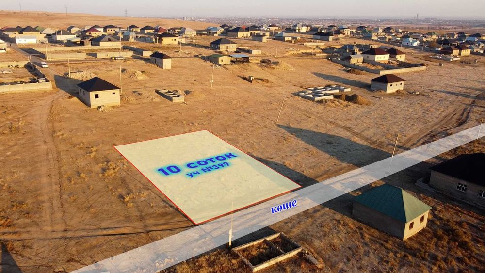 Участок Сатылады Енбекші ауданы, мкр Қарабастау уч №399 - 10 соток