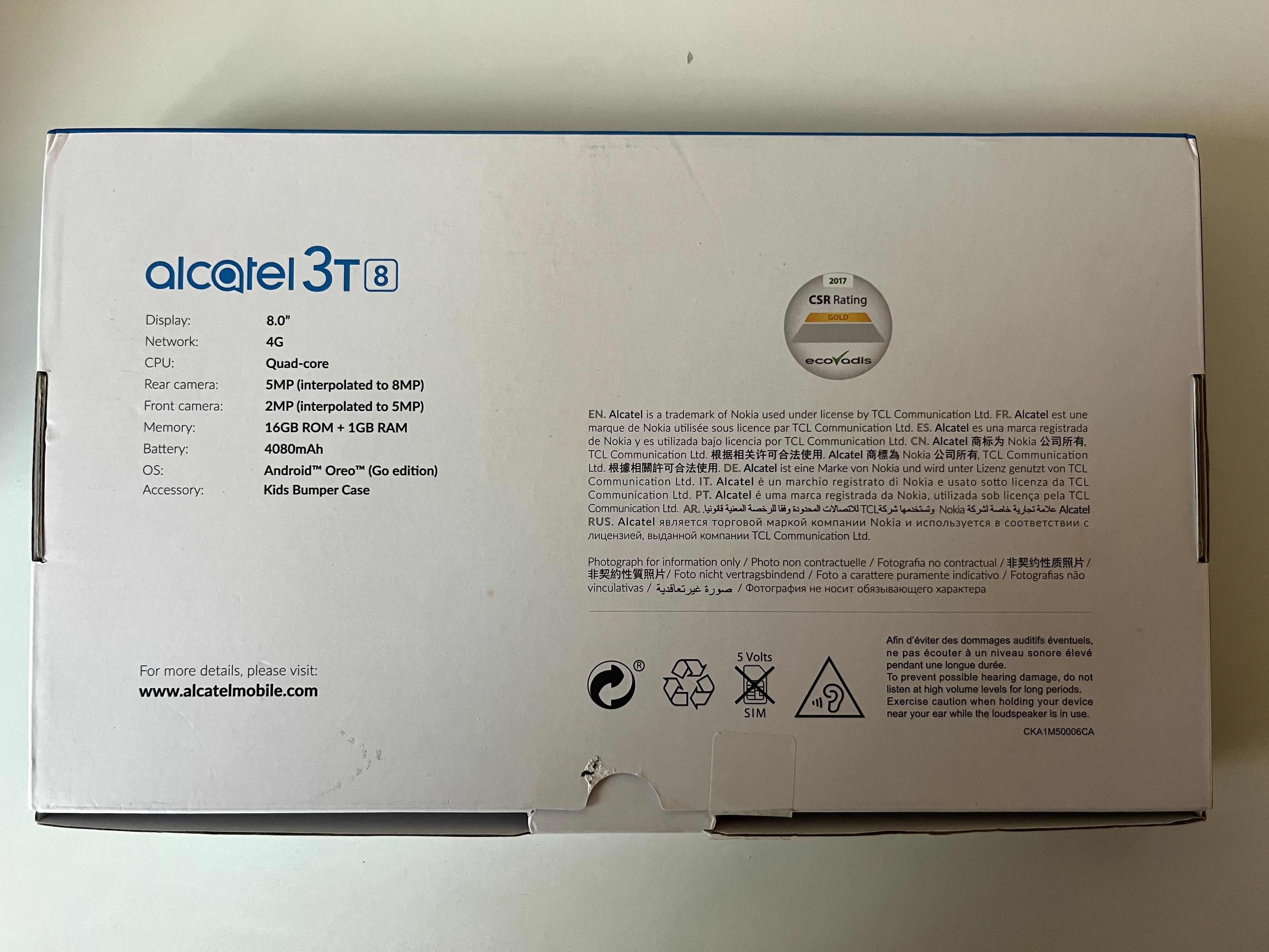 Таблет alcatel 3T 4G - с проблем