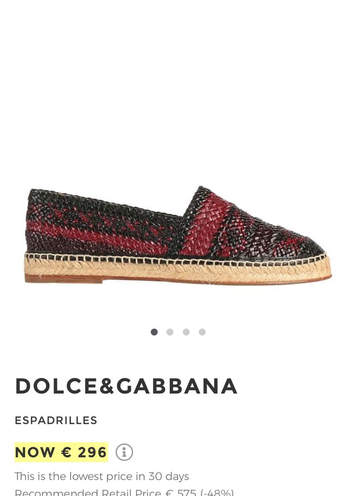 Dolce&gabbana мокасини кожа