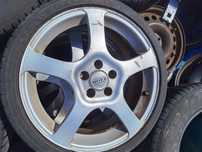Set 4 jante aliaj 5x100 R17 dotz anvelope vr 205 40 r17