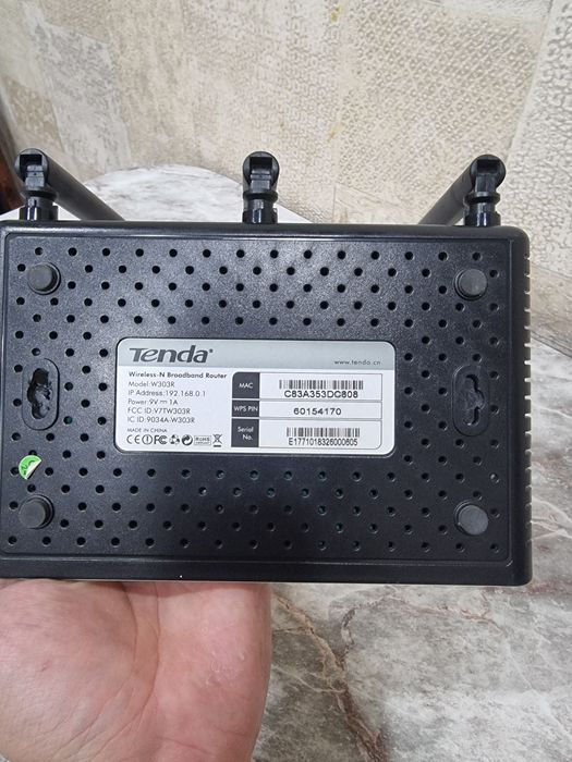 Tenda роутер w303r