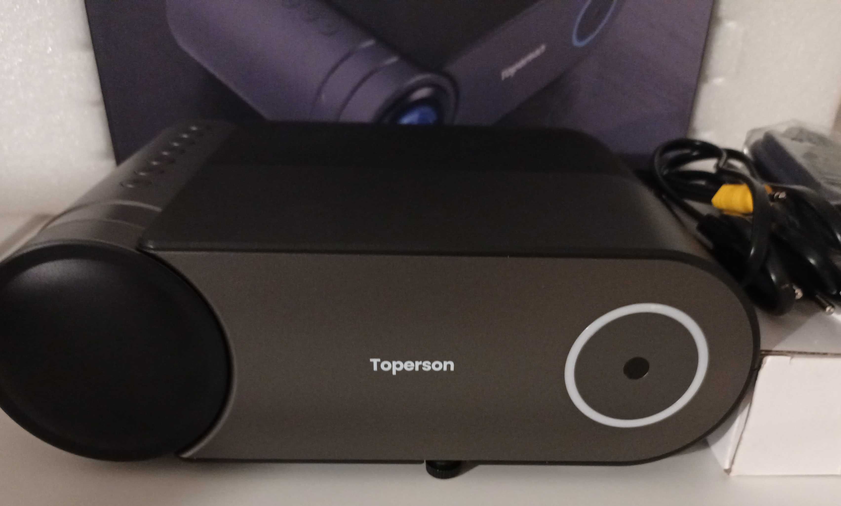 Видео проектор Toperson HD Dolby WiFi Bluetooth 8000 лумена,1080P