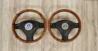 Volan mahon lemn vw passat b5 b5.5 b6 w8 bora golf 4 sharan golf 5