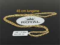 Bijuteria Royal CB : Lant aur 14k 2,35 grame