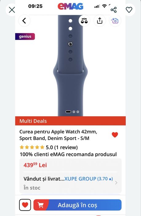 Curele/bratari originale Apple pentru Apple watch (toate seriile)