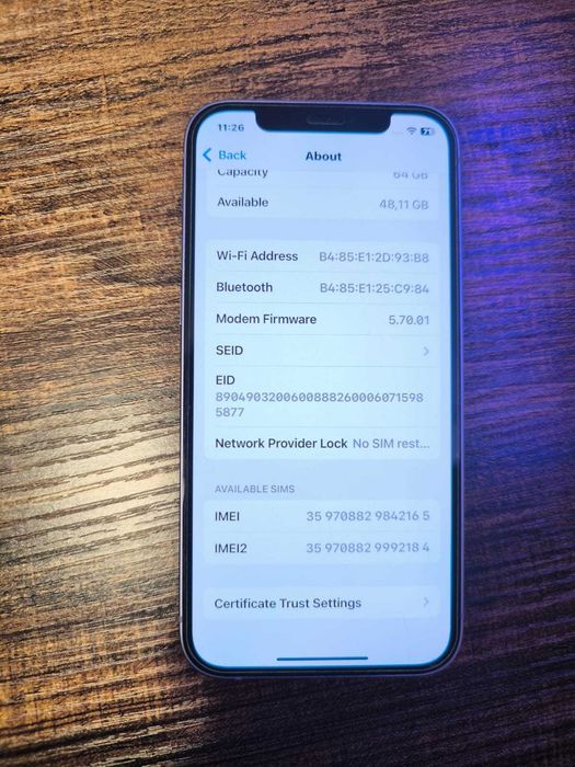 iPhone 12 64GB Mov Magenta Neverlocked