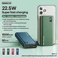 REMAX RPP-17 Mini Pro Power Bank 15000mAh PD 22.5W QC+PD 18W