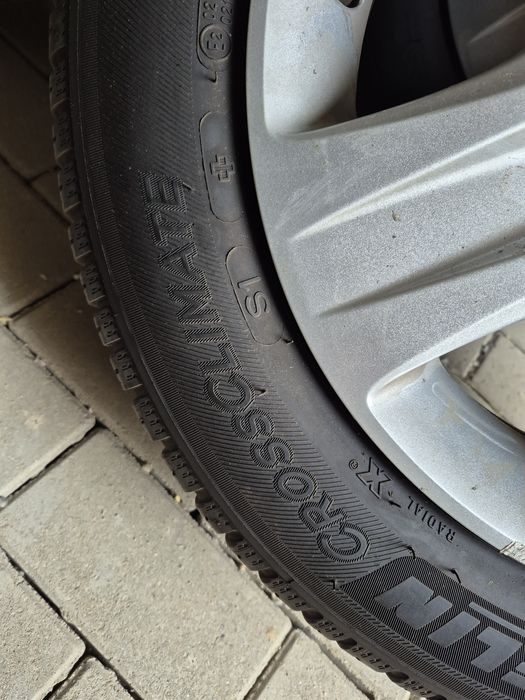 Jante aliaj Opel 16 inch cu cauciucuri Michelin iarnă  205-55-16