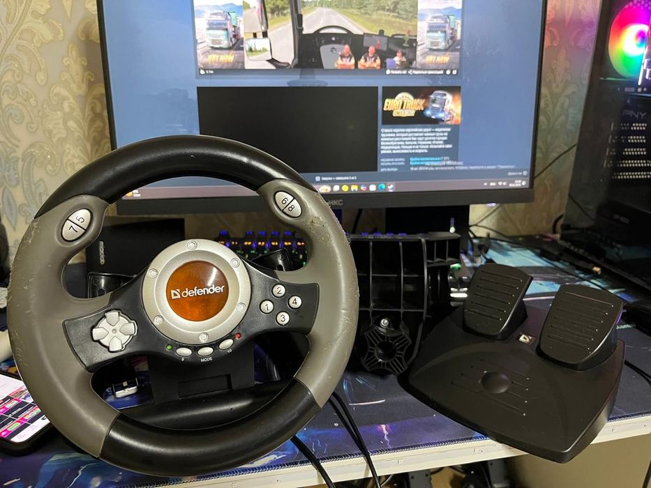 Игровой контроллер Defender Challenge Mini LE 64351 серый-черный